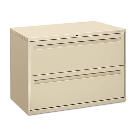 Hon HON, 700 SERIES TWO-DRAWER LATERAL FILE, 42W X 18D X 28H, PUTTY 792LL